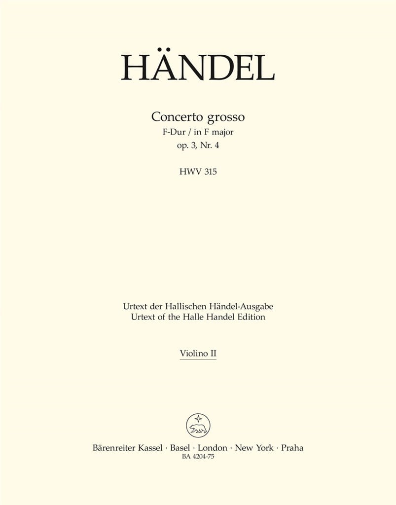 Concerto grosso in F major Op.3/4 (HWV 315)